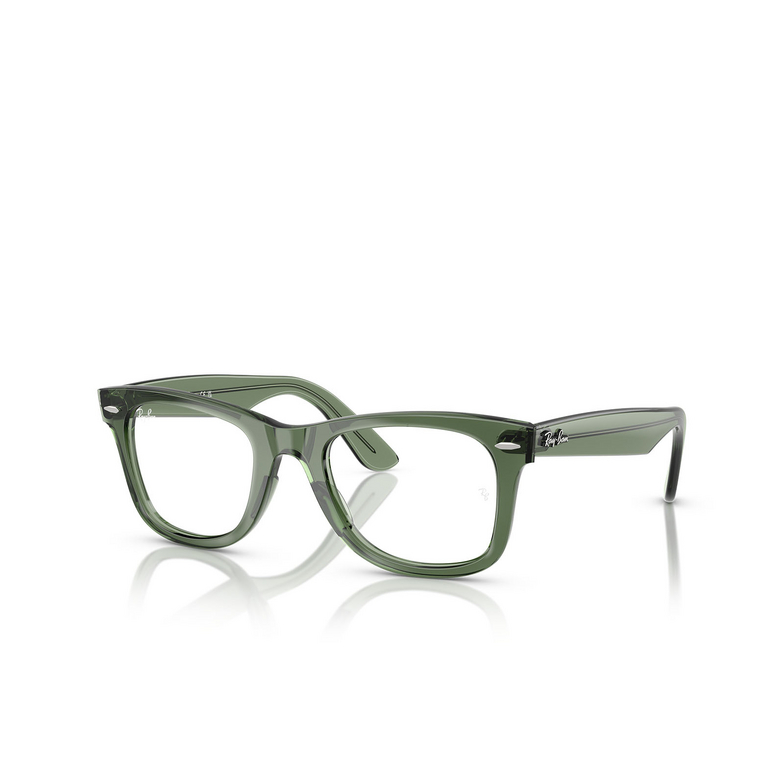 Gafas graduadas Ray-Ban WAYFARER EASE 8418 transparent green - 2/4