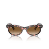 Lunettes de soleil Ray-Ban WAYFARER OVAL 133451 pink havana - Vignette du produit 1/4