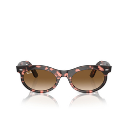 Occhiali da sole Ray-Ban WAYFARER OVAL 133451 pink havana