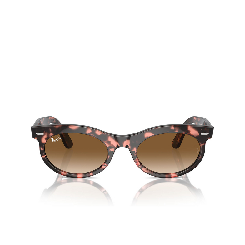 Lunettes de soleil Ray-Ban WAYFARER OVAL 133451 pink havana - 1/4