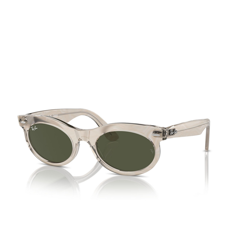 Gafas de sol Ray-Ban WAYFARER OVAL 138331 photo waves grey - 2/4