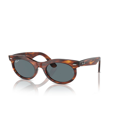Ray-Ban WAYFARER OVAL Sunglasses 954/3R striped havana - three-quarters view