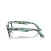 Lunettes de vue Ray-Ban WAYFARER OVAL 8362 striped transparent green - Vignette du produit 3/4