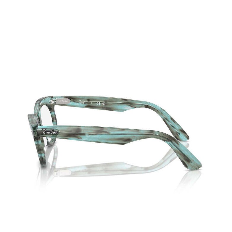 Ray-Ban WAYFARER OVAL Korrektionsbrillen 8362 striped transparent green - 3/4