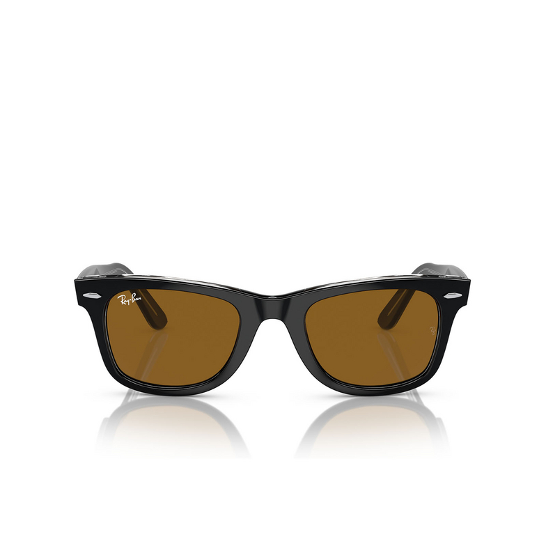 Ray-Ban WAYFARER Sunglasses 129433 black on transparent - 1/4