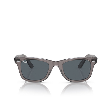 Gafas de sol Ray-Ban WAYFARER 1355R5 grey on transparent - Vista delantera
