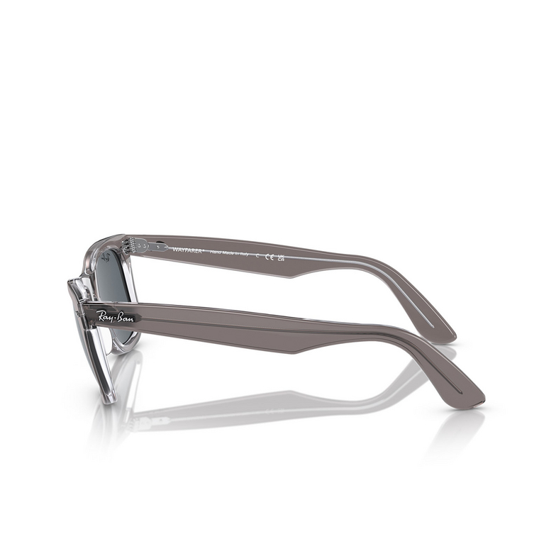 Ray-Ban WAYFARER Sunglasses 1355R5 grey on transparent - 3/4