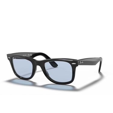 Lunettes de soleil Ray-Ban WAYFARER 901/64 black - Vue trois quarts