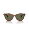 Lunettes de soleil Ray-Ban WAYFARER WAY 954/58 striped havana - Vignette du produit 1/4