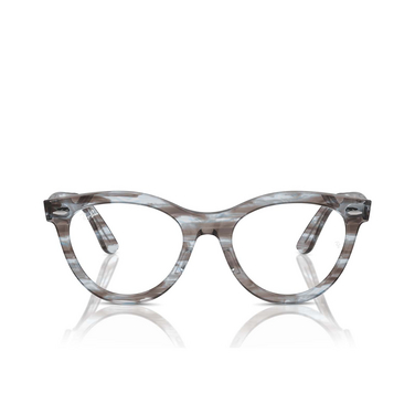 Ray-Ban WAYFARER WAY Eyeglasses 8361 striped transparent blue - front view