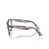 Occhiali da vista Ray-Ban WAYFARER WAY 8361 striped transparent blue - anteprima prodotto 3/4