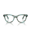 Occhiali da vista Ray-Ban WAYFARER WAY 8362 striped transparent green - anteprima prodotto 1/4