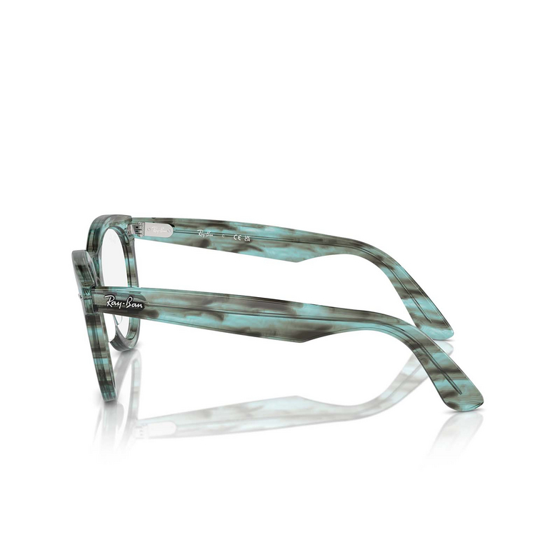 Lunettes de vue Ray-Ban WAYFARER WAY 8362 striped transparent green - 3/4