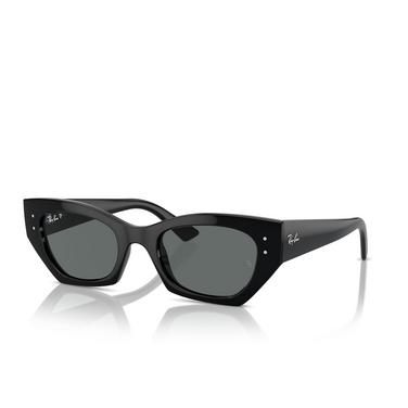 Ray-Ban ZENA Sunglasses 667781 black - three-quarters view