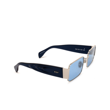 Retrosuperfuture Z Sonnenbrillen V5H metallic blue - Dreiviertelansicht