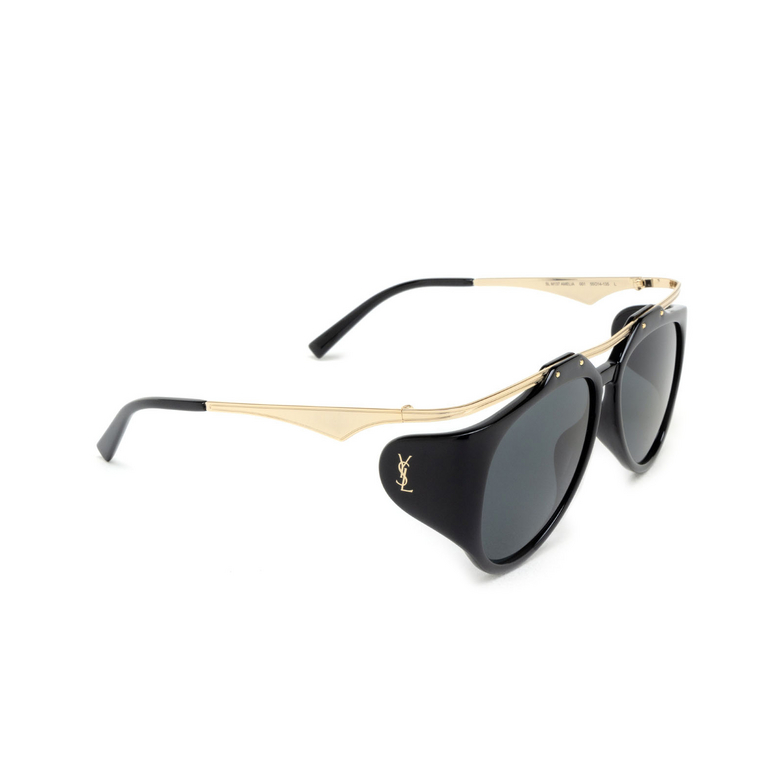 Saint Laurent SL M137 AMELIA Sunglasses 001 black - 2/4