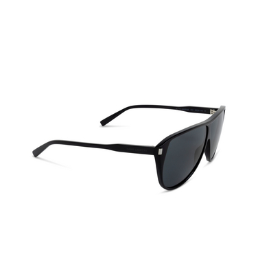 Lunettes de soleil Saint Laurent GASPAR 002 black - Vue trois quarts