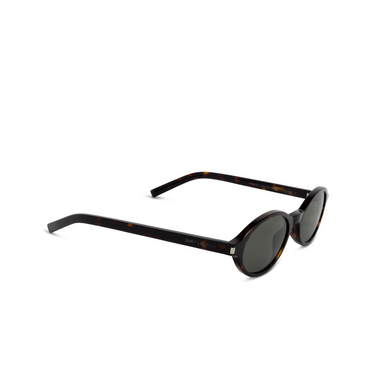 Lunettes de soleil Saint Laurent JEANNE 002 havana - Vue trois quarts