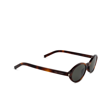 Lunettes de soleil Saint Laurent JEANNE 003 havana - Vue trois quarts