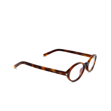 Lunettes de vue Saint Laurent JEANNE 003 havana - Vue trois quarts