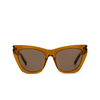 Saint Laurent SL 214 KATE Sunglasses 034 brown - product thumbnail 1/4