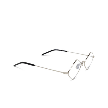 Gafas graduadas Saint Laurent LISA 002 silver - Vista tres cuartos