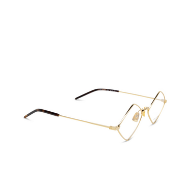 Gafas graduadas Saint Laurent LISA 003 gold - Vista tres cuartos