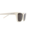 Lunettes de soleil Saint Laurent MICA 056 ivory - Vignette du produit 3/4