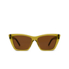 Lunettes de soleil Saint Laurent MICA 059 green - Vignette du produit 1/4