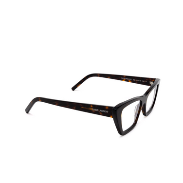 Saint Laurent MICA Korrektionsbrillen 002 havana - Dreiviertelansicht
