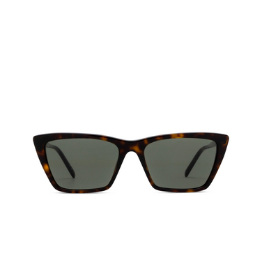 Lunettes de soleil Saint Laurent MICA THIN 002 havana - Vue de face