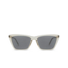 Lunettes de soleil Saint Laurent MICA THIN 004 beige - Vignette du produit 1/4