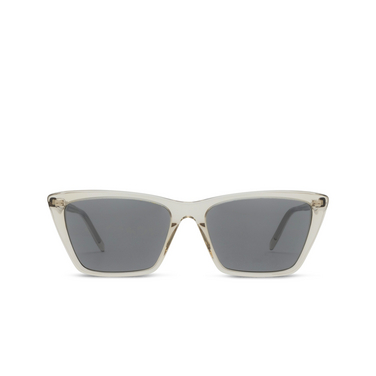 Lunettes de soleil Saint Laurent MICA THIN 004 beige - Vue de face