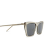 Lunettes de soleil Saint Laurent MICA THIN 004 beige - Vignette du produit 3/4