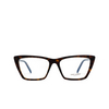 Gafas graduadas Saint Laurent MICA THIN 002 havana - Miniatura del producto 1/4