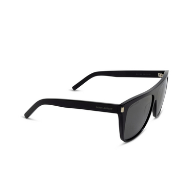 Occhiali da sole Saint Laurent SL 1 002 black - tre quarti