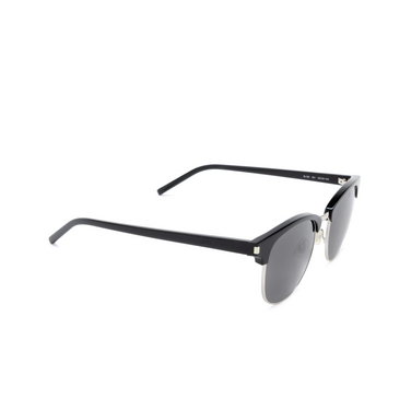 Saint Laurent SL 108 Sonnenbrillen 001 black - Dreiviertelansicht