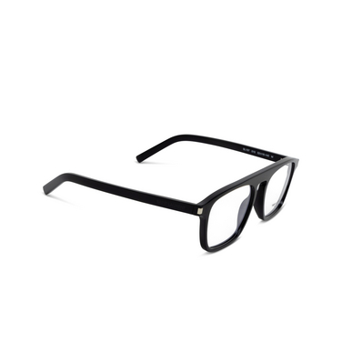 Lunettes de vue Saint Laurent SL 157 010 black - Vue trois quarts