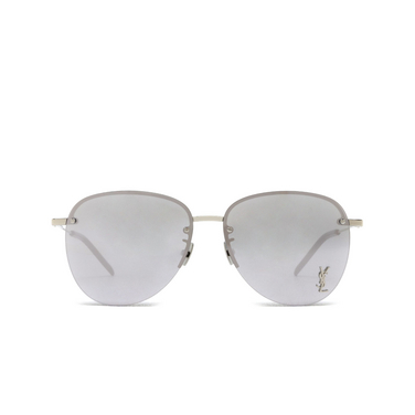 Saint Laurent SL 328/K M Sunglasses 002 silver - front view