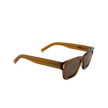 Lunettes de soleil Saint Laurent SL 402 022 brown - Vue trois quarts