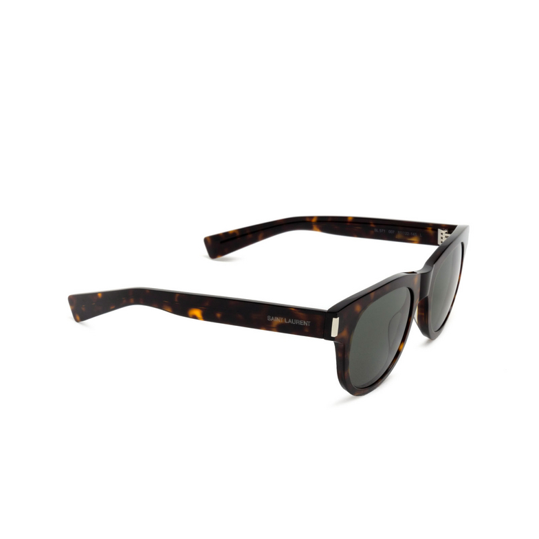 Saint Laurent SL 571 Sunglasses 007 havana - 2/4