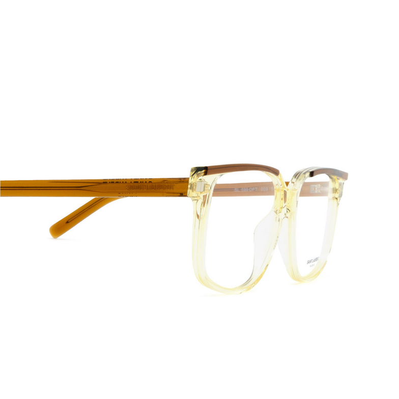 Gafas graduadas Saint Laurent SL 599 OPT 003 brown - 3/4