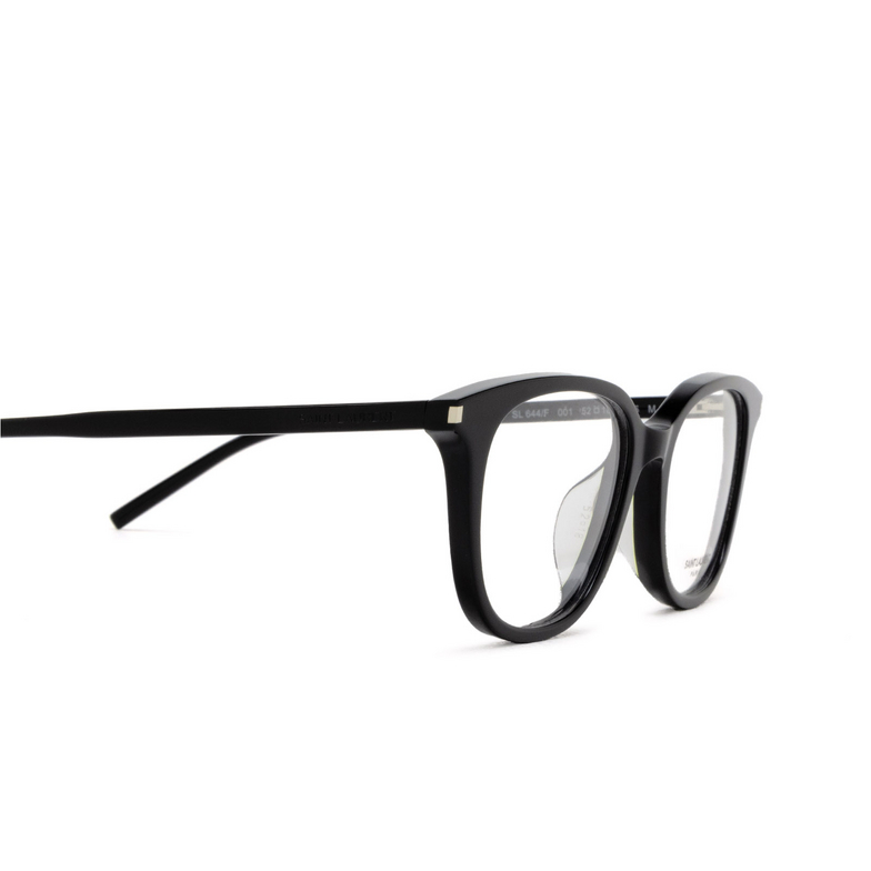 Saint Laurent SL 644/F Eyeglasses 001 black - 3/4