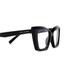 Occhiali da vista Saint Laurent SL 657 001 black - anteprima prodotto 3/4