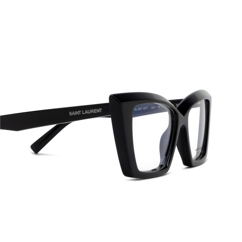 Occhiali da vista Saint Laurent SL 657 001 black - 3/4