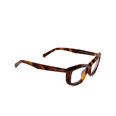 Gafas graduadas Saint Laurent SL 658 OPT 002 havana - Vista tres cuartos