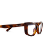 Occhiali da vista Saint Laurent SL 658 002 havana - anteprima prodotto 3/4