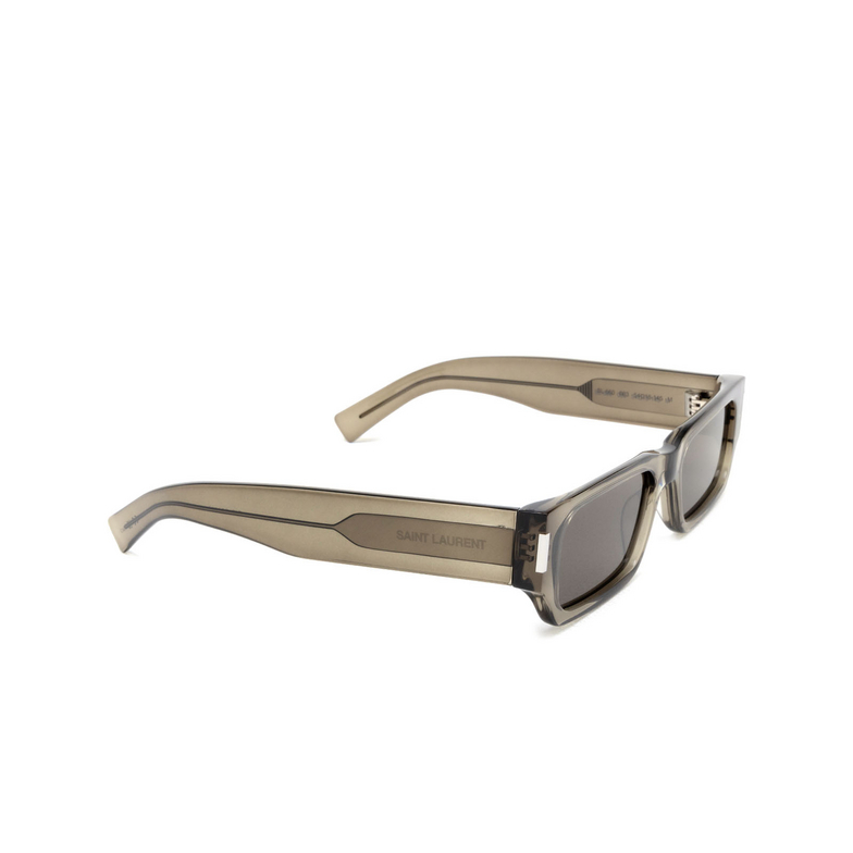 Saint Laurent SL 660 Sunglasses 003 brown - 2/4