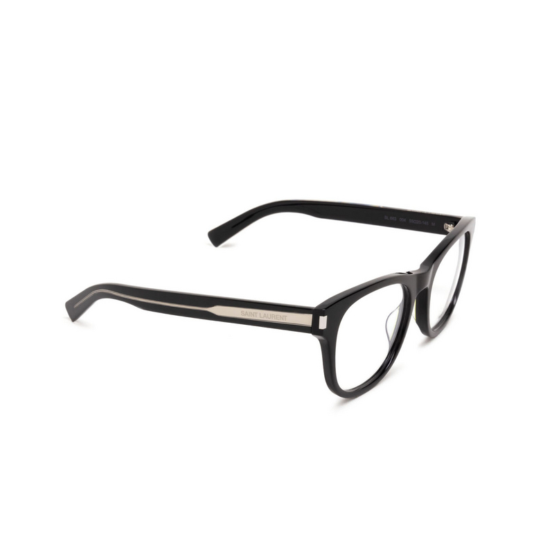 Saint Laurent SL 663 Eyeglasses 004 black - 2/4