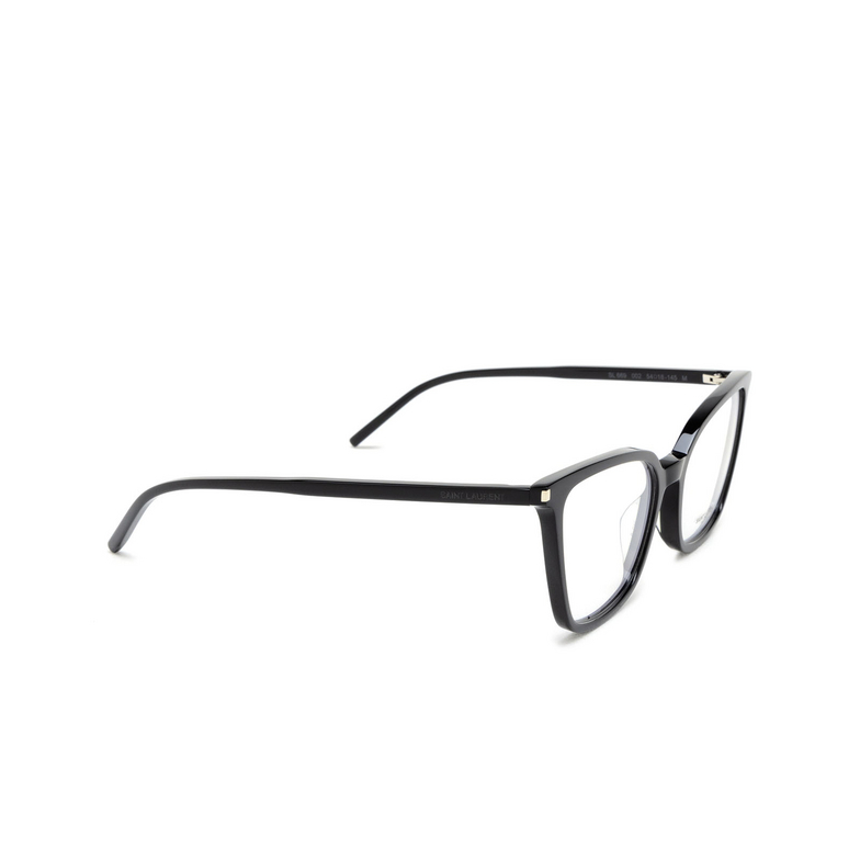 Saint Laurent SL 669 Eyeglasses 002 black - 2/4